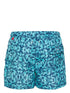 graphic-print swim shorts